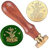 thumbnail image 2 of CRASPIRE Cat Wax Seal Stamp - 30mm Brass Head With Wood Handle For Invitations & Gift Wrapping 2 of 11