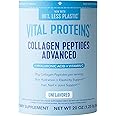 Vital Proteins Collagen Peptides Powder Advanced with Hyaluronic Acid & Vitamin C - 20oz Collagen Protein, Unflavored, 27 Servings