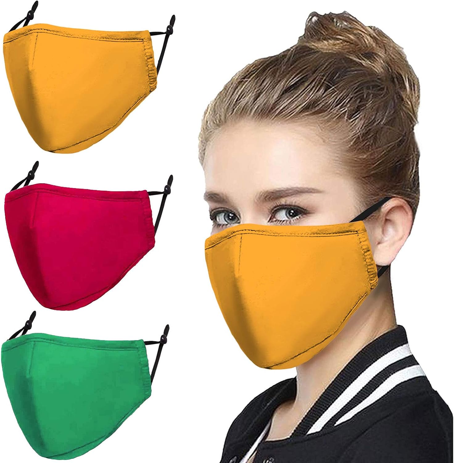 3pc Best Breathable face mask Premium 3Ply Cool Unusual