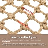 BigTree Heavy Duty Jute Rope Net 1x5m 8mm Mesh 10x10cm Safe Balcony Garden view 4