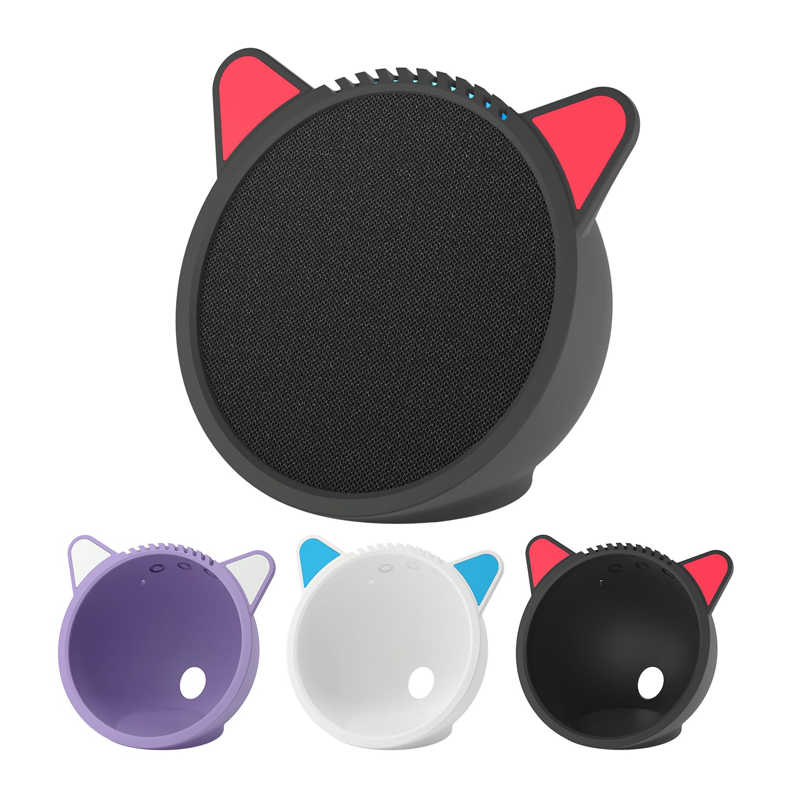 Photo 1 of Silicone Cover for Ec/-ho P/-op Soft Waterproof Dustproof Portable Protective Case Compatible with Ec-h/o P-o/p Speaker Accessories (Black)