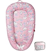 BUTOA Baby Lounger - Breathable & Soft Baby Nest, Portable and Lightweight Tummy Time Lounger for Home and Travel, Ideal Newborn Babies Essentials Baby Shower Gifts