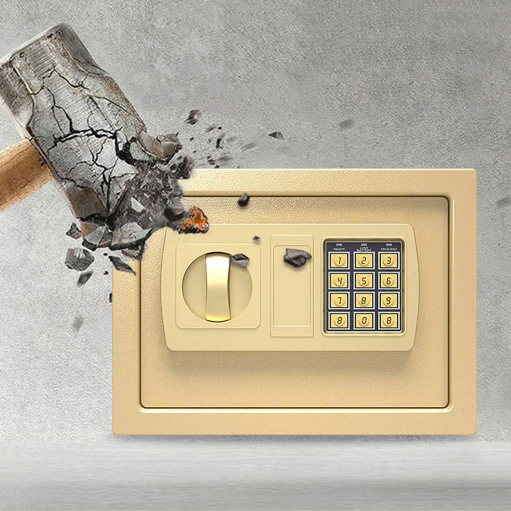 Mgo Safety Safe Digital Safe Electronic Steel Belt Keyboard Fireproof Password Lock Box Can Be Used for Home Office Hotel: Home & Kitchen
