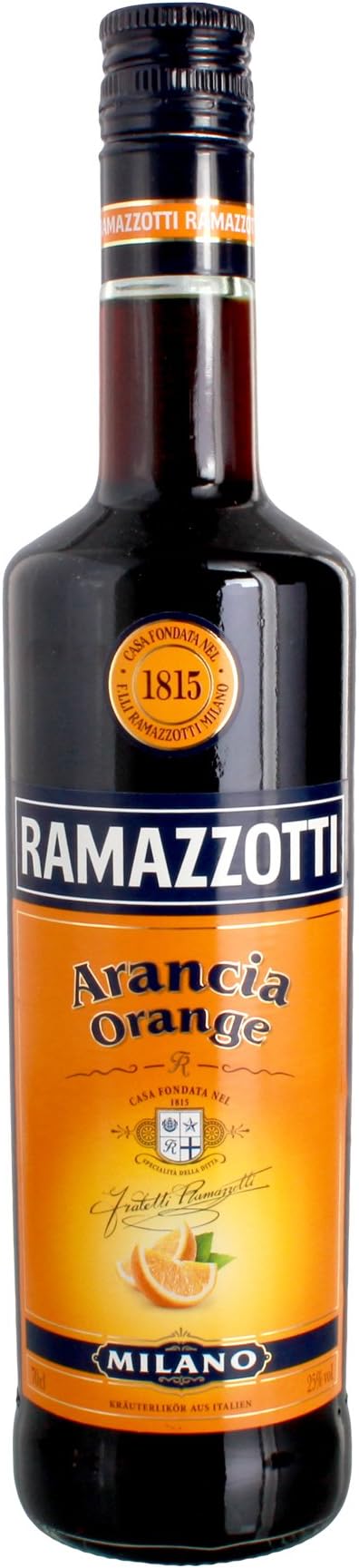 Ramazzotti Arancia Orange Halbbitter 25 Vol Likor 0 7l Amazon De Bier Wein Spirituosen