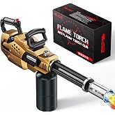 ARTFLAMM Powerful Propane Torch, Kitchen Blow Torch Gun with Adjustable Flame, Detachable Flamethrower Cooking Torch for Searing Steak, Camping, BBQ, Welding (Tank Not Included)