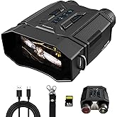 Frelisty Night Vision Goggles for Adults, 8X Digital Zoom & 7-Level IR, 3" HD Screen, 4000mAh Rechargeable Binoculars with Camera, 32GB TF Card, Gifts for Men, Dad, Husband, Camping & Security Gear