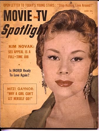 Movie And Tv Spotlight 6 1958 Kim Novak Jayne Mansfield Mitzi