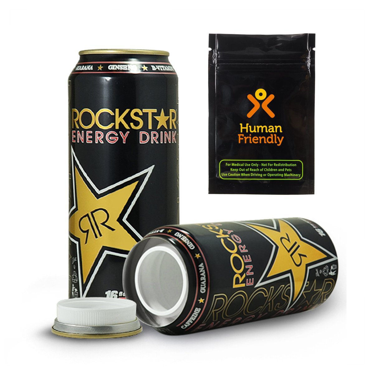 日本製 Rockstar Energy Drink Diversionセーフstash Can 16 Oz W Humanfriendly Smell Proofバッグ B0753krbw7 人気特価激安 Www Naturalnails Es