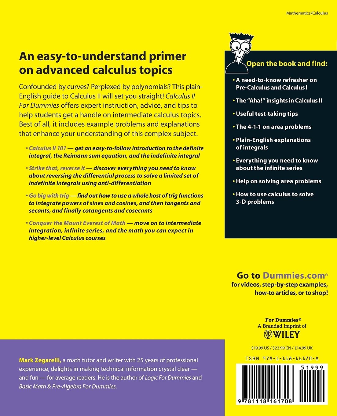 Calculus II For Dummies, 2nd Edition