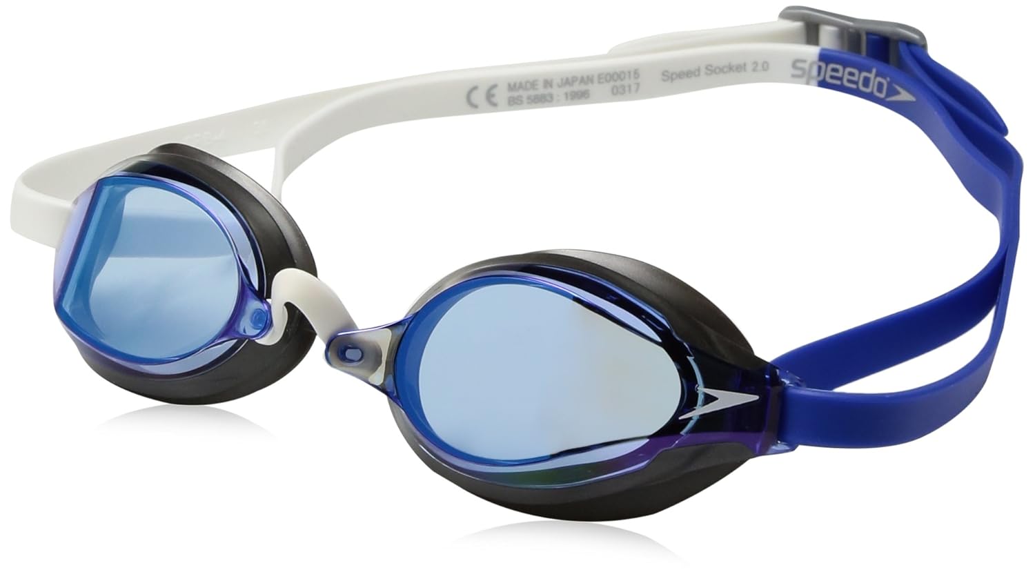 speedo speed socket 2.0 mirrored swim goggles