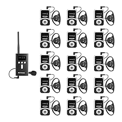 Retekess T130S Whisper Tour Guide System, Assisted