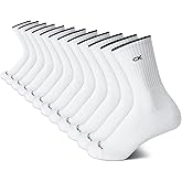 Calvin Klein Women's Cushion Athletic Crew Socks (12-Pack)
