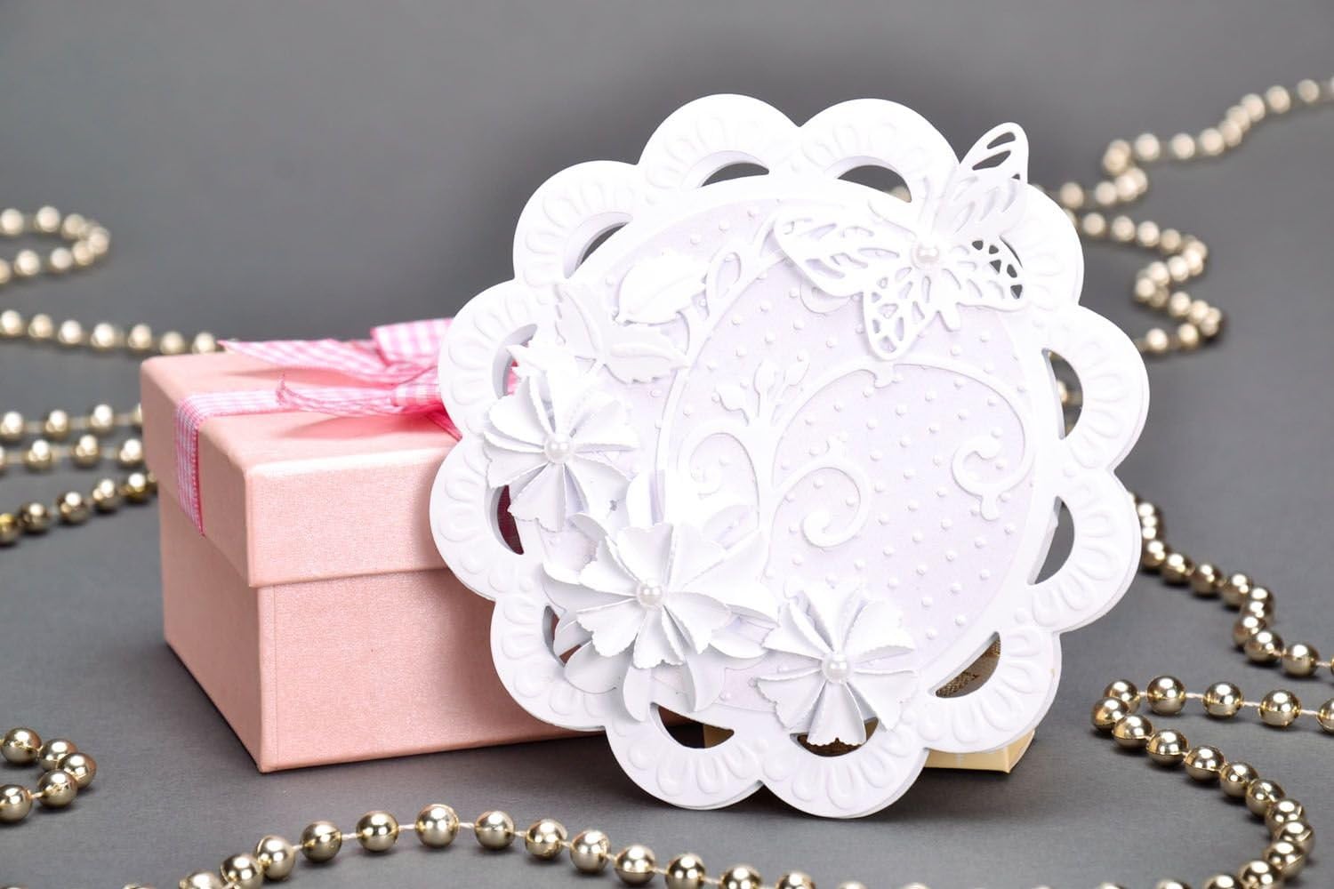 Handmade Greeting Card with embossing Amazon.co.uk Kitchen & Home