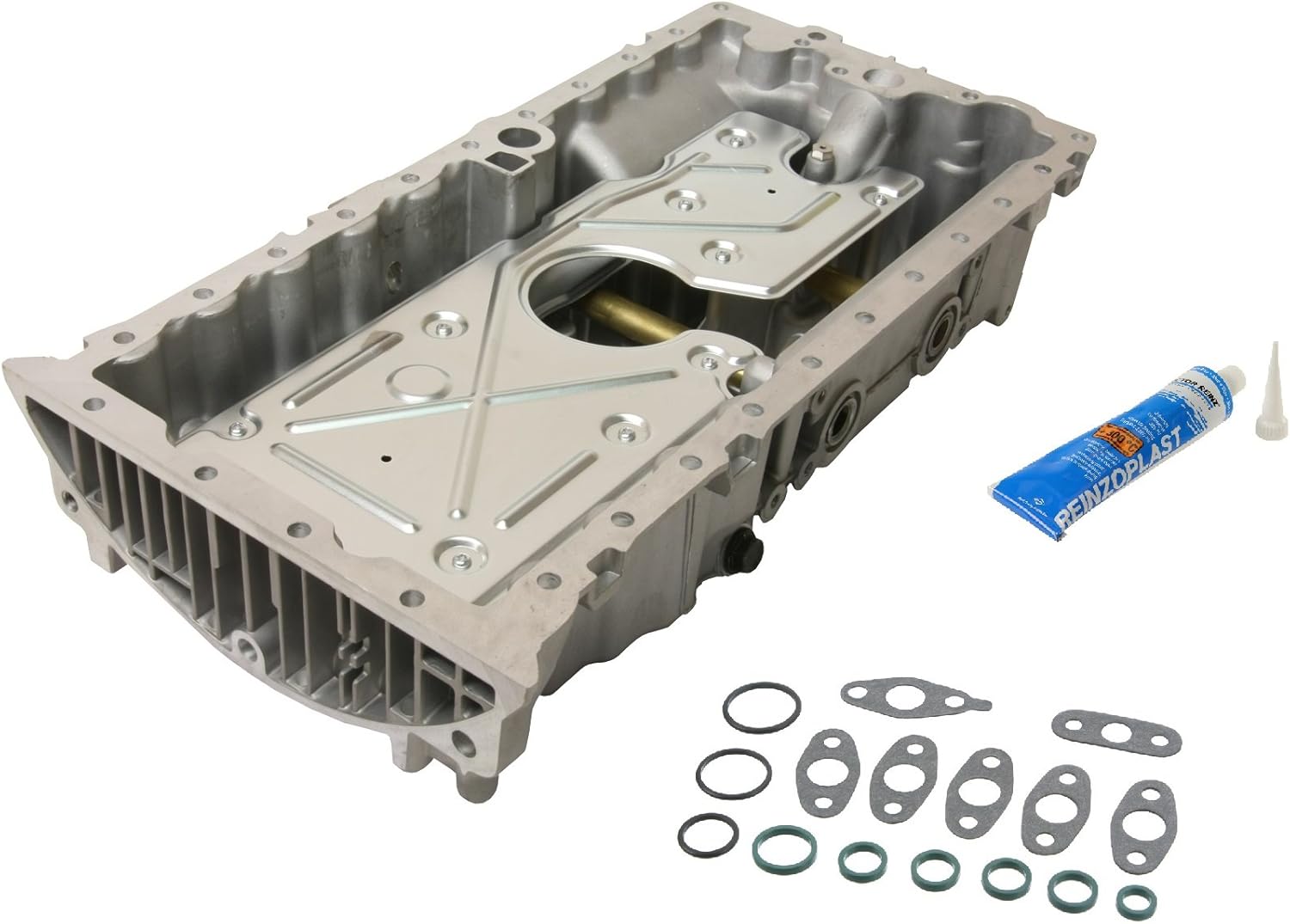 Volvo Engine Oil Pan with Seals and Gasket Compound Maker