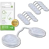 O2 Nose Filters with 3M Filtration - Nasal Screens for Allergies, Dust &amp; Smoke - Drug-Free &amp; Latex-Free Nose Filters - Invisible Allergy Protection (Medium x 10)