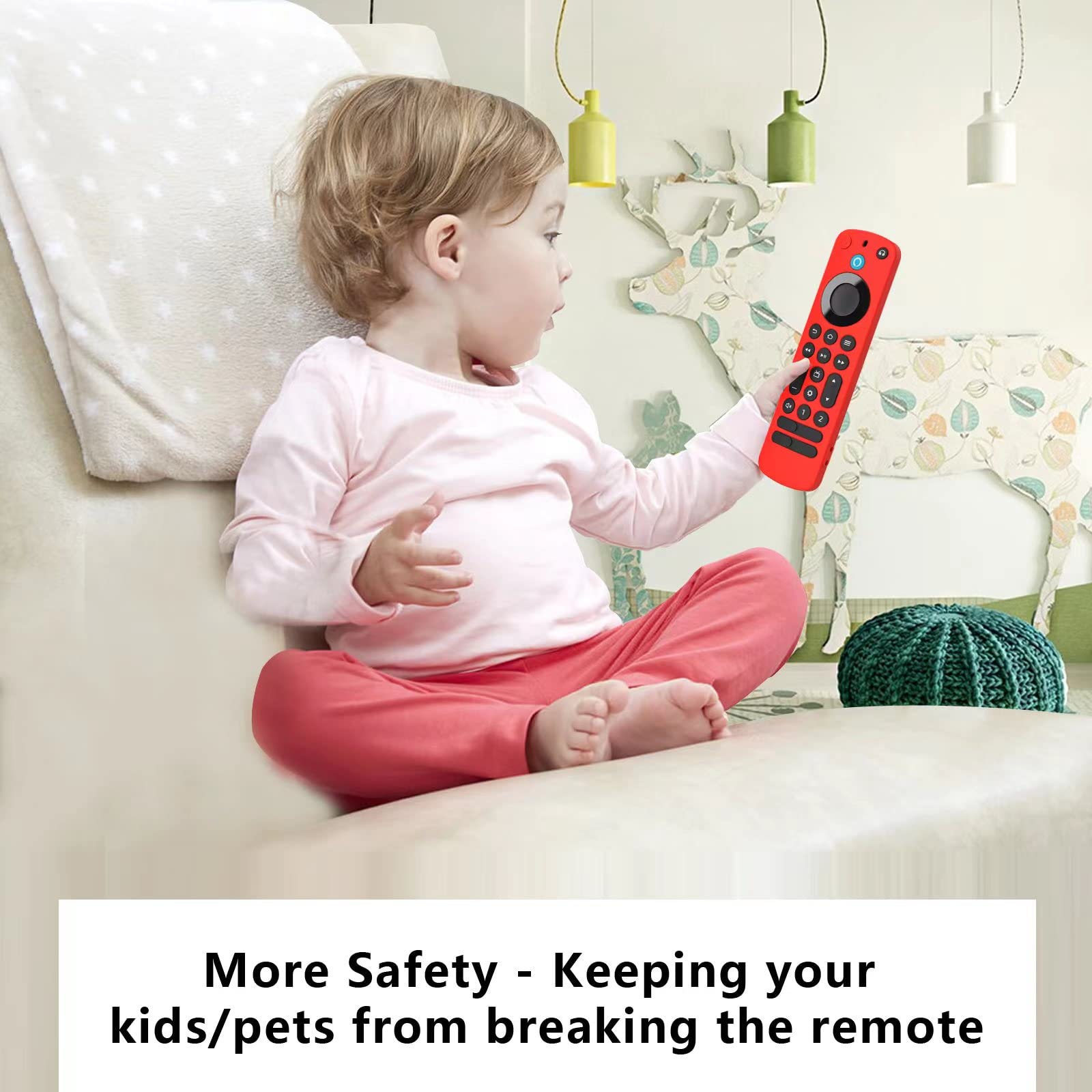 2PACK Remote Pro Cover,Remote Case fit for FireTV