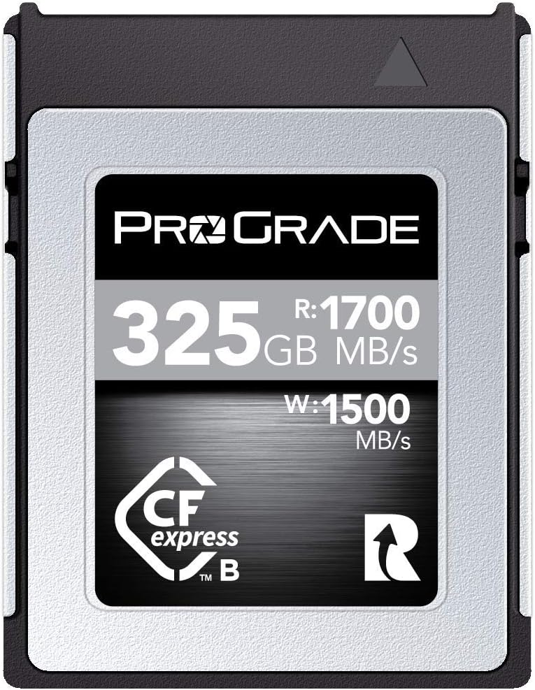 ProGrade Digital 325GB CFexpress Type B Memory Card Cobalt PCIe 3.0 NVMe Speed