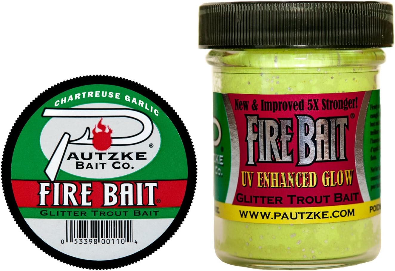 Balls O' Fire Glitter Trout Bait, Chartreuse/Garlic