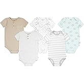 HUGGIES unisex-baby 5-pack Elevated Bodysuit