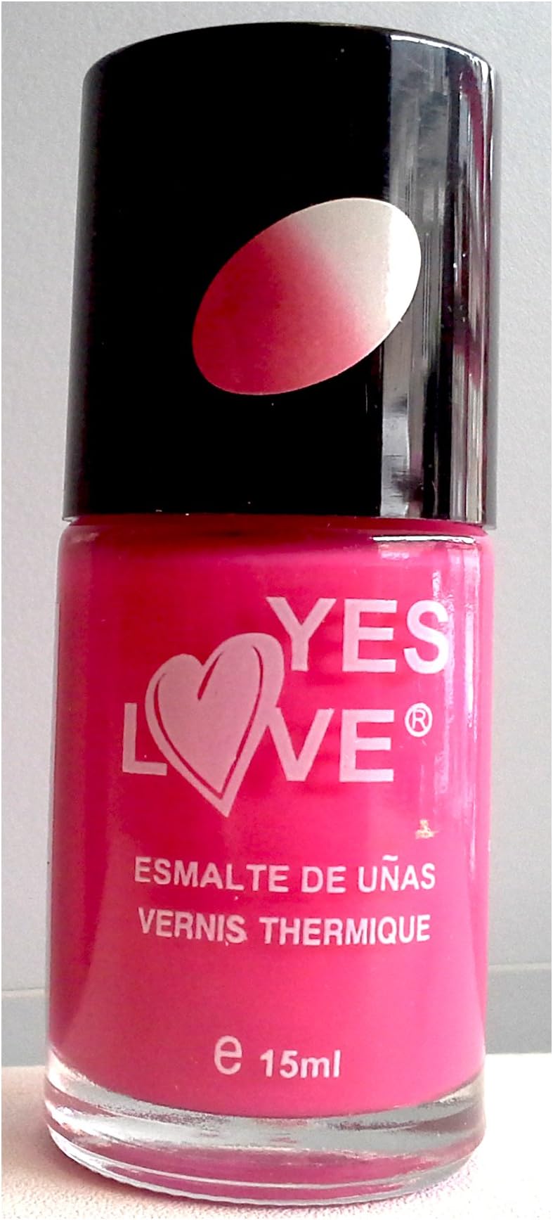 REF12 Heat Sensitive Colour-Changing Nail Varnish Pink/Clear, Nail Art