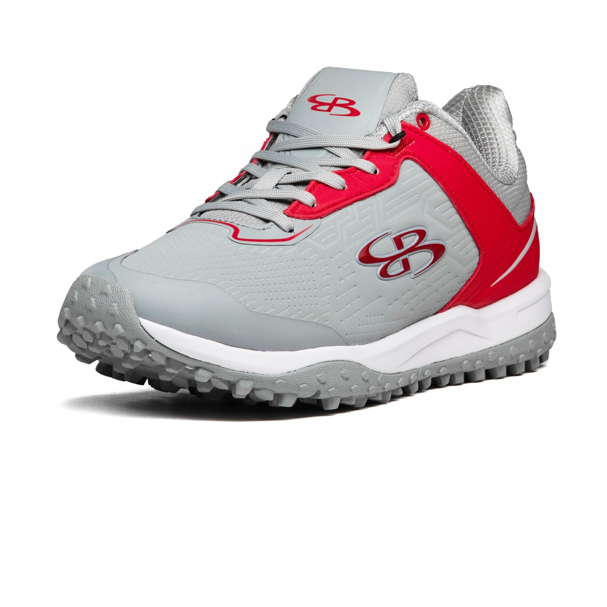 Boombah Viper Pro Men's Turf Gray/Red - Size 11
