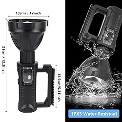 Foleto Rechargeable LED Spotlight Flashlights