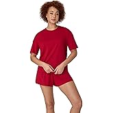 Hanes Women's Pajamas Set, Comfywear Pajamas for Women Set, Originals SupertSoft Loungewear, T-Shirt & Sleep Shorts
