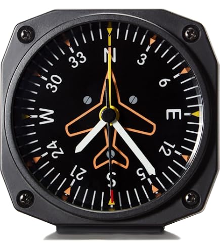 Horloge D'aviation FCS LAB - Métal - Style Instrument De Vol Tactique - NEUVE