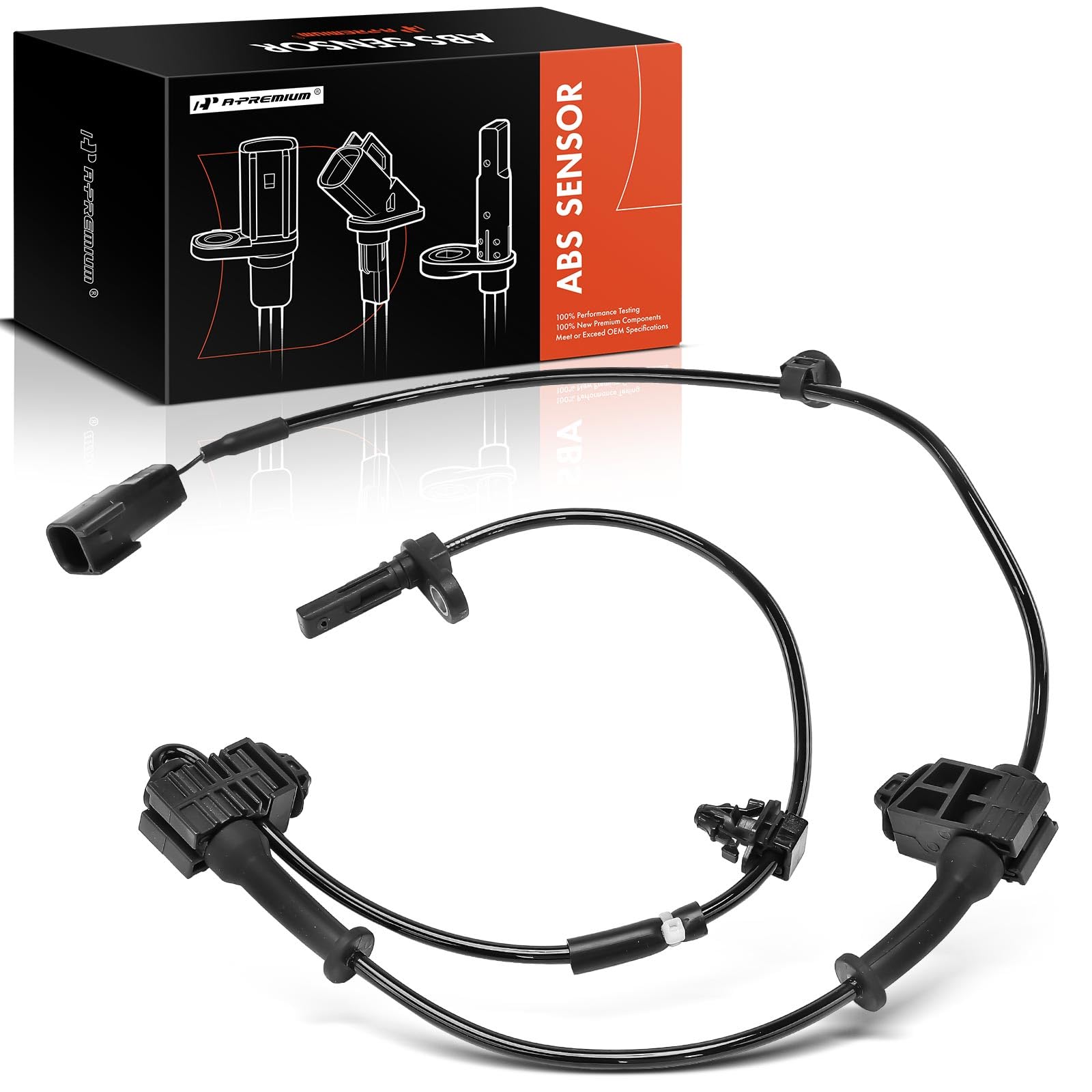 Photo 1 of A-Premium ABS Wheel Speed Sensor Compatible with Mazda Models - CX-5 CX5 2017 2018 2019 2020 - Front Driver or Passenger Side, Replace# KA0G4370X