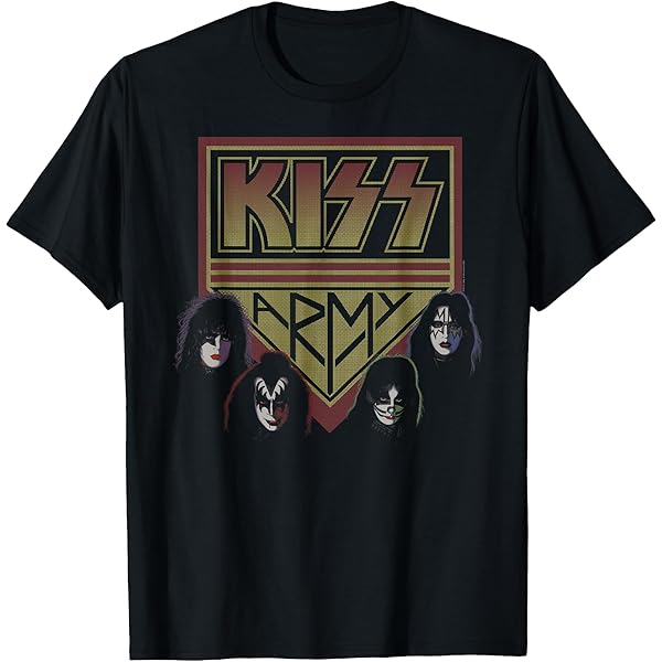 Amazon.com: KISS - KISS Army, Loud & Proud T-Shirt : Clothing