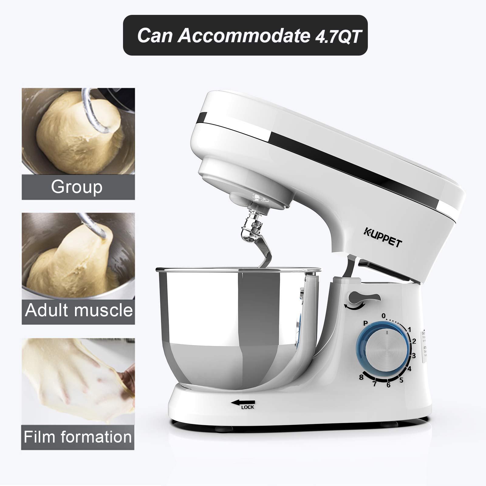 Mua Kuppet Stand Mixers, 380W, 8Speed TiltHead Electiric Food Stand