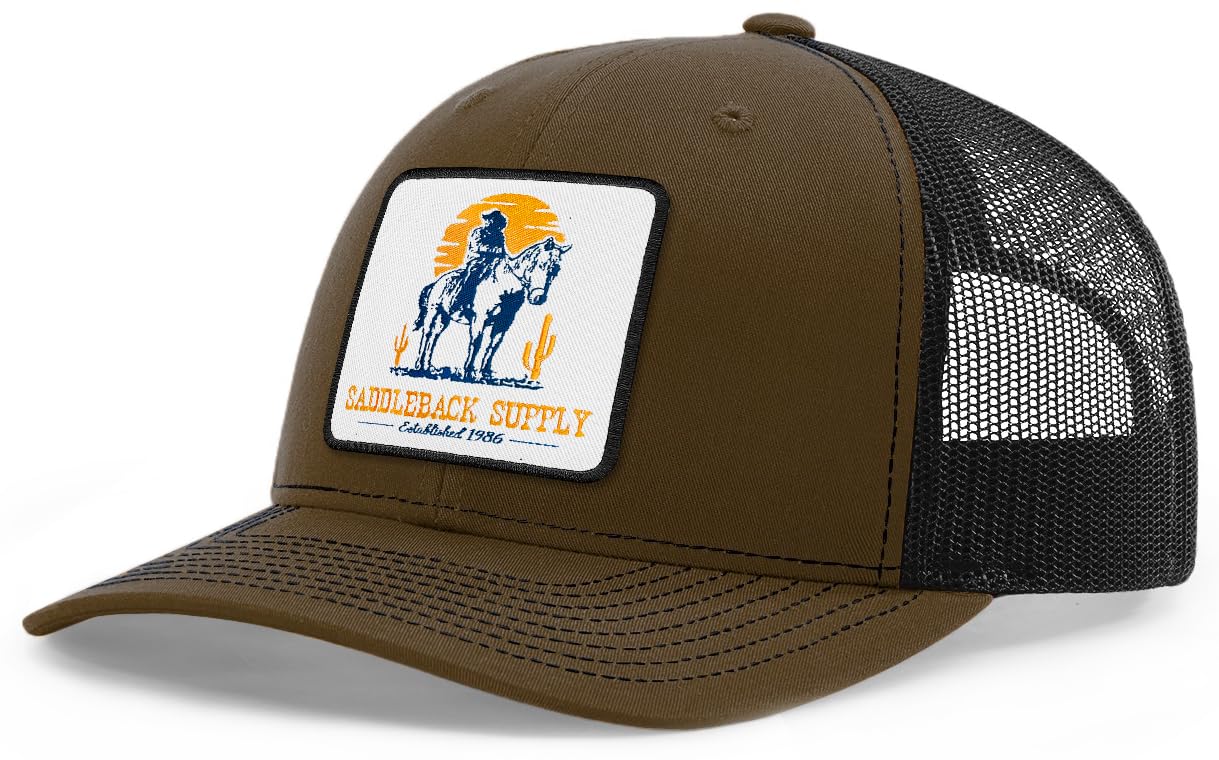 Saddleback Supply Wild West Trucker Hat - Cowboy