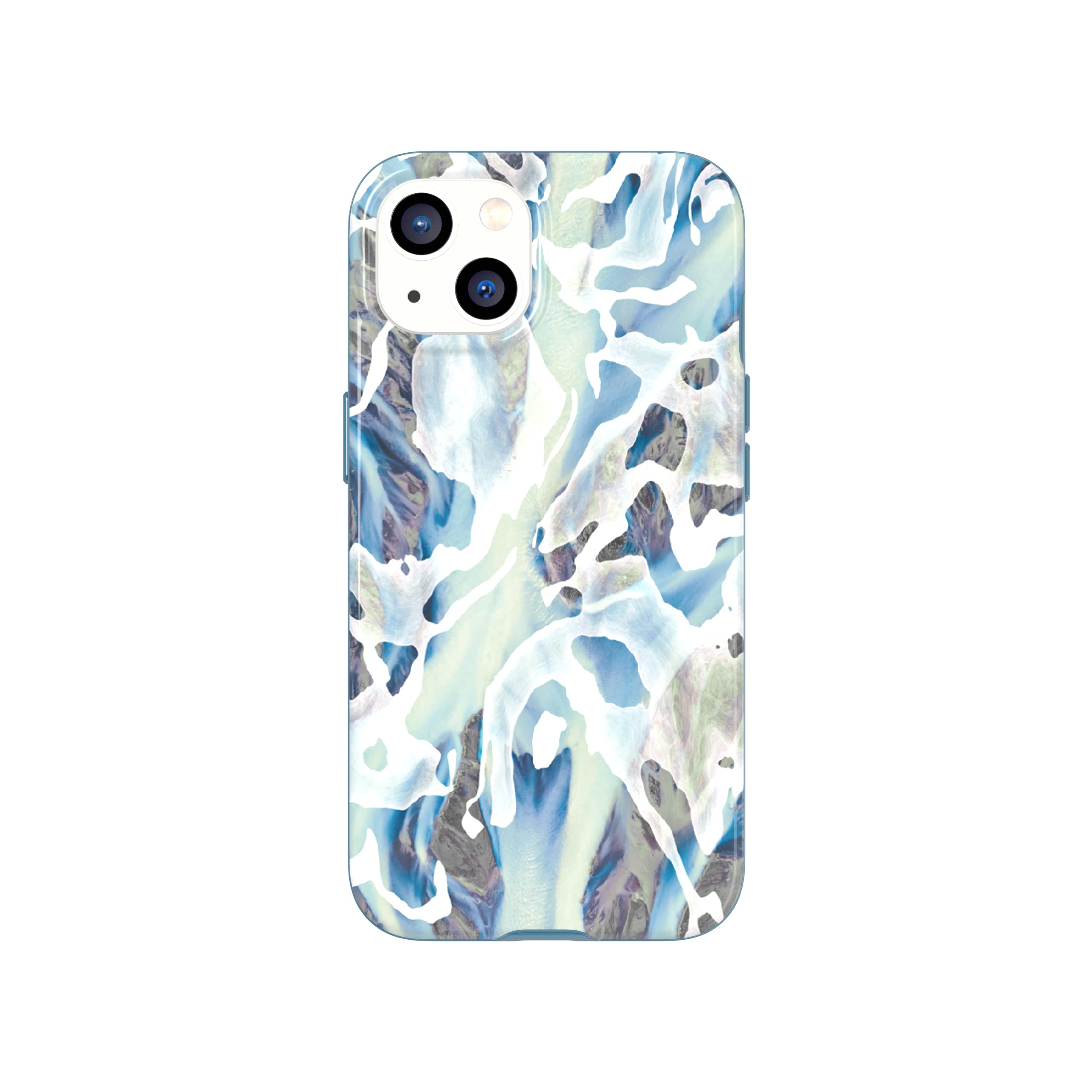 Tech21 T21-9347 Evo Art Frozen River for iPhone 13 – Protective Phone Case with Exclusive Artwork and 12ft Multi-Drop Protection, Frozen River Print — image 1