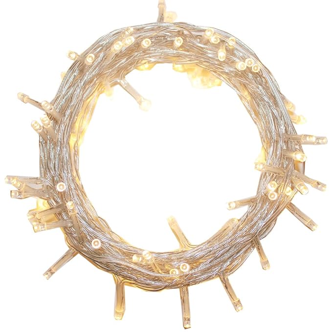 1001000 LED String Fairy Lights On Clear Cable with 8 Light Effects