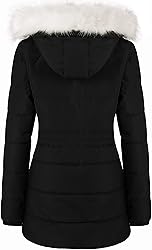 Chrisuno Women's 3/4 Length Winter Coat Parka