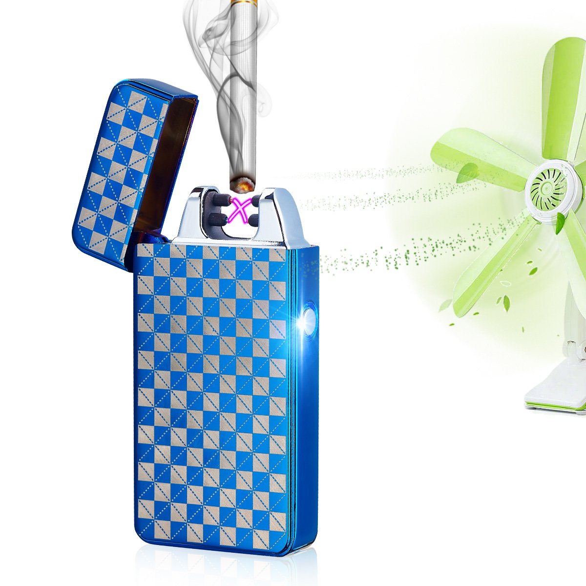 Usb Lighter,Lighters for Men and Women Windproof Usb Rechargeable Arc lighter Electric Lighter Best Gift