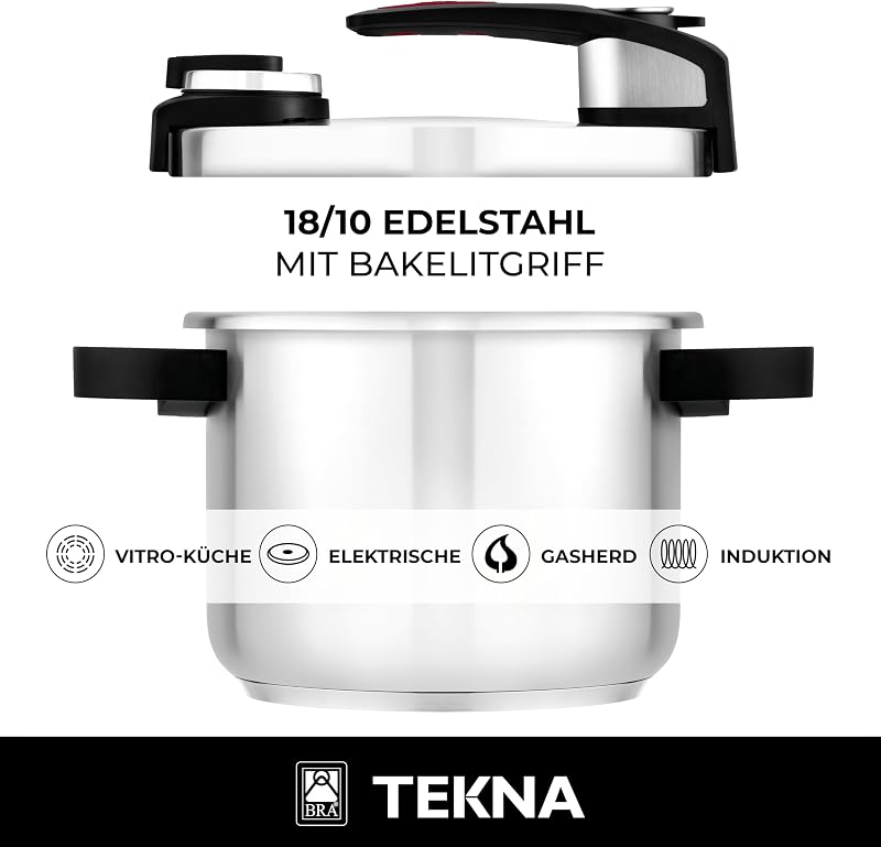 Tekna | Schneller 6 L, Edelstahl 18/10