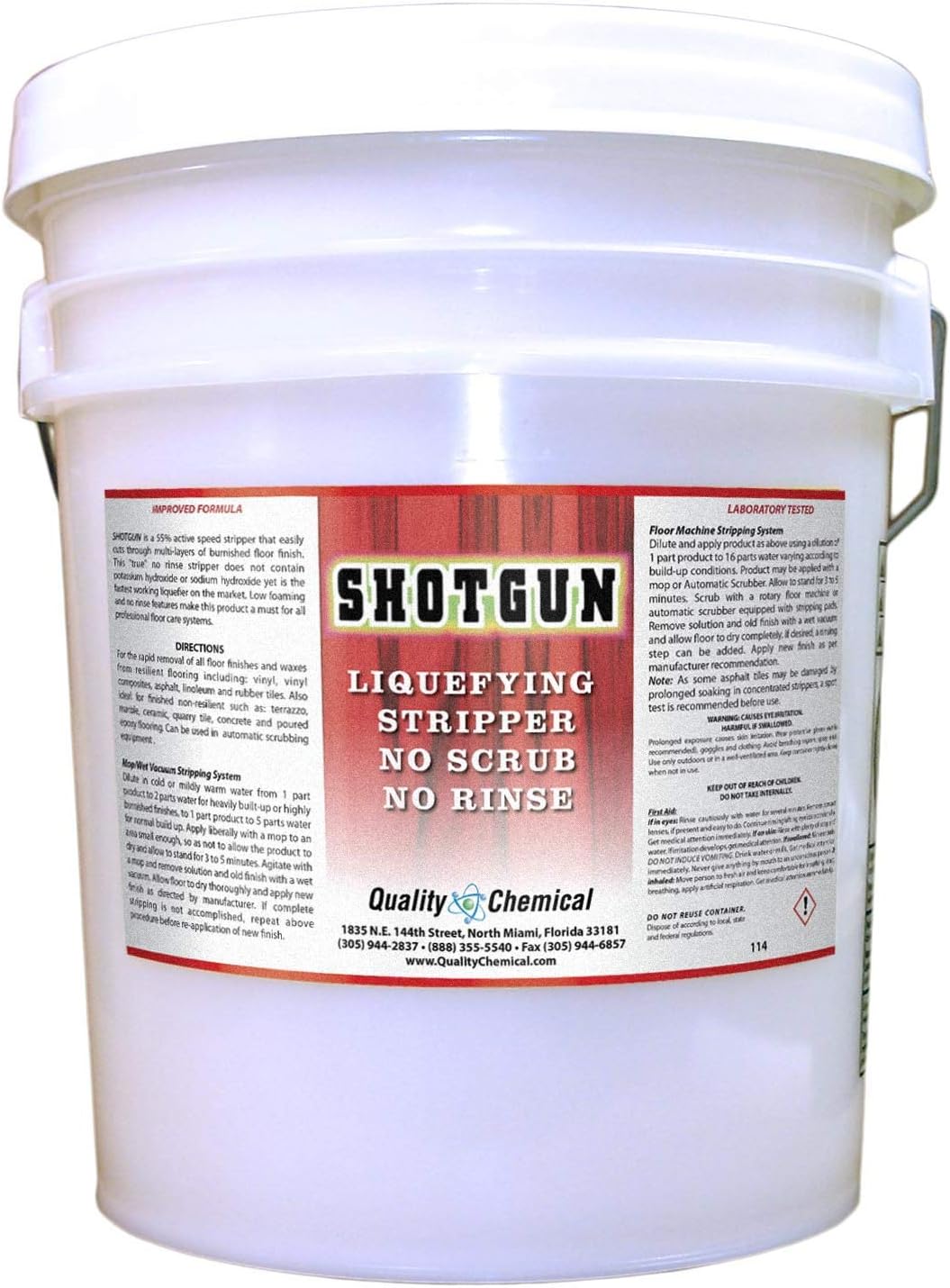 Amazon Com Shotgun No Rinse High Power Floor Wax Stripper 5