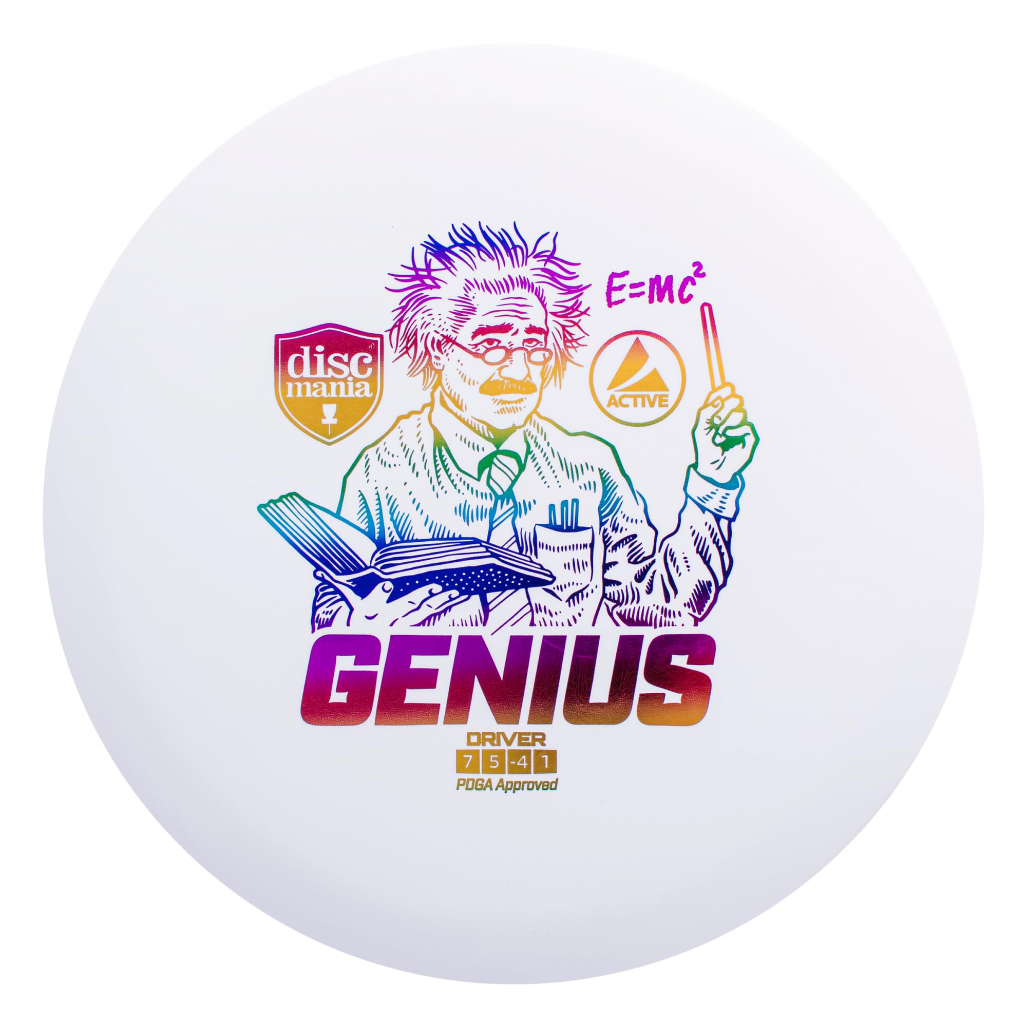 Discmania Disc Golf Active-Line Genuis Driver White Adult Unisex, Medium