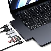 Satechi 7 in 1 USB C Hub Multiport Adapter Pro Slim, USB C Dongle, 100W Charging, 4K HDMI, USB 4, USB 3.2 Gen 2, SD/Micro Car