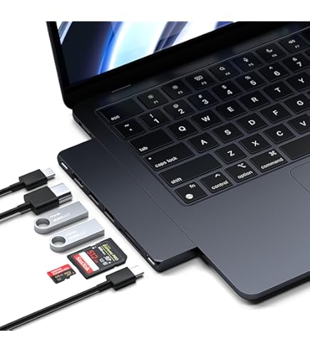 Amazon.com: Satechi 4 in 1 USB C Hub Multiport Adapter with HDMI