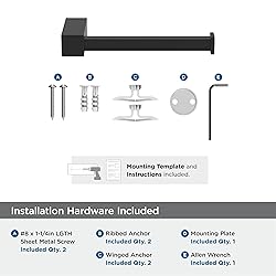 Amerock BH36081MB | Matte Black Single Post Toilet