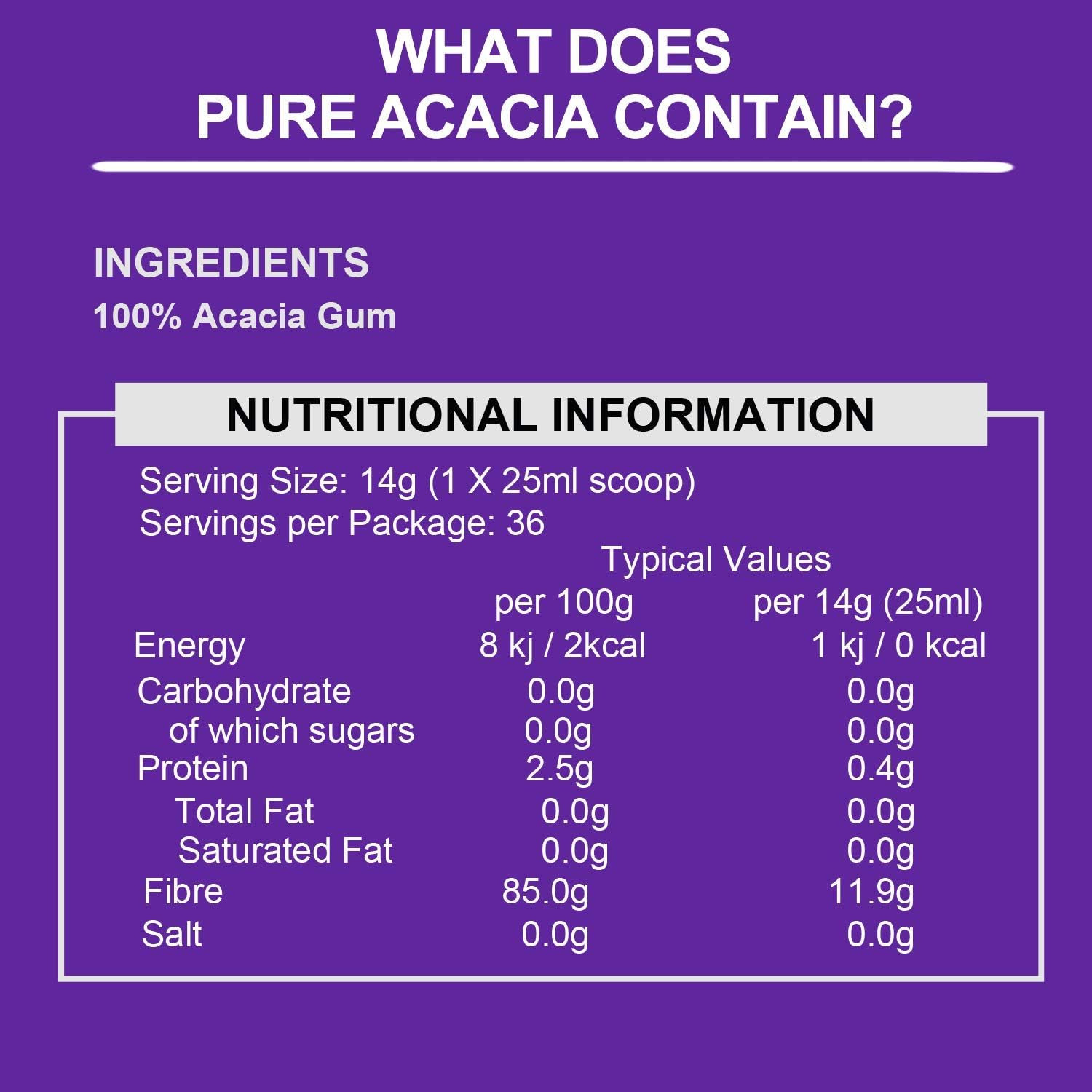 Pure Acacia Fibre, 500 g (Pack of 1) - Image 5