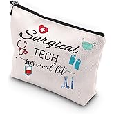 WCGXKO Surgical Tech Gift Surgical Tech Survival Kit Travel Accessories Toiletry Bag Makeup Bag (Surgical TECH)