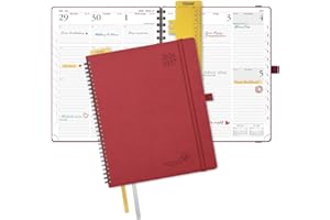 POPRUN Planner 2026-2027 (Large - 8.5'' x 10.5'') Academic Weekly Calendar (July 2026 - June 2027) with Hourly Time Slots, Mo