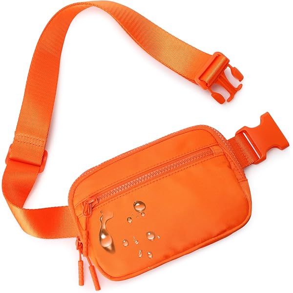 PLAYKING Fanny Pack For Men & Women - Lightweight Polyester Waist Bag With Headphone Hole, Adjustable Strap