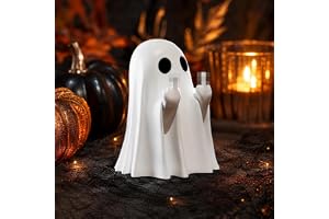 Halloween Ghost Figurine Ghost Decor Funny Ghost Statue Cute Ghost Figurine Ghost Statue Halloween Decoration for Gift Props