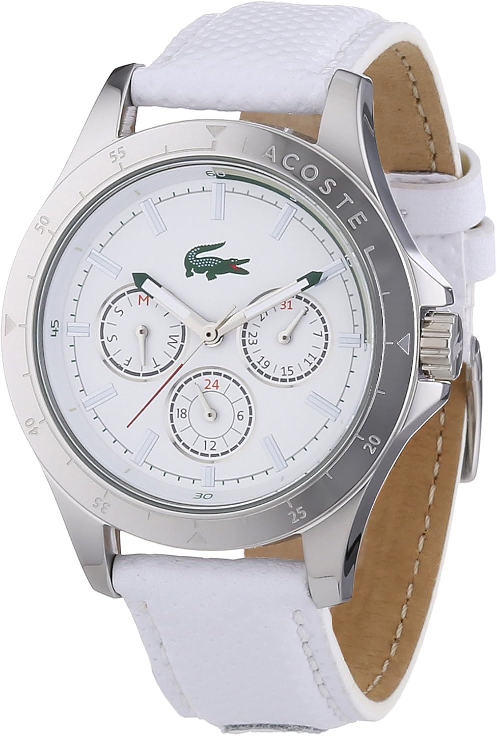 Lacoste DamenArmbanduhr MACKAY Analog Quarz Leder 2000846 Amazon.de