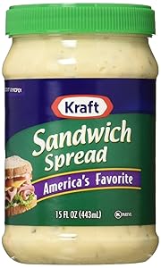 Kraft, Sandwich Spread, 15oz Plastic Jars (Pack of 3)