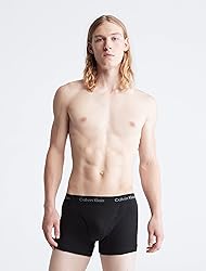 Calvin Klein Men's Cotton Classics 7-Pack Trunk, 7